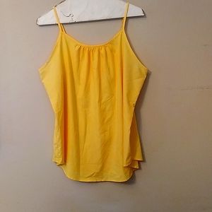Bright yellow tank top